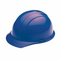 Americana Cap Hard Hat w/ Mega Ratchet 4 Point Suspension - Blue